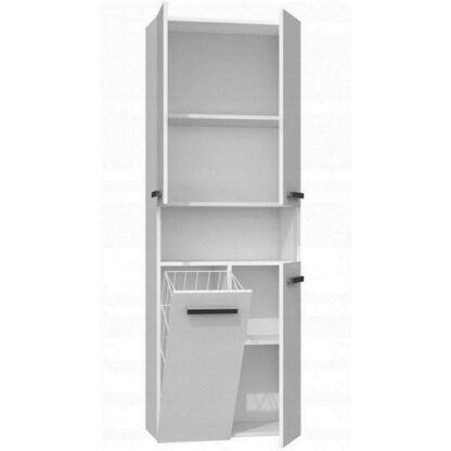 Topeshop Nel 1k Dk Στήλη Μπάνιου Δαπέδου Μ60xΒ30xΥ174cm Λευκή