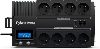 CyberPower BR1000ELCD-FR (Γαλλική Πρίζα) UPS Line-Interactive 1000VA 600W με 8 Schuko Πρίζες