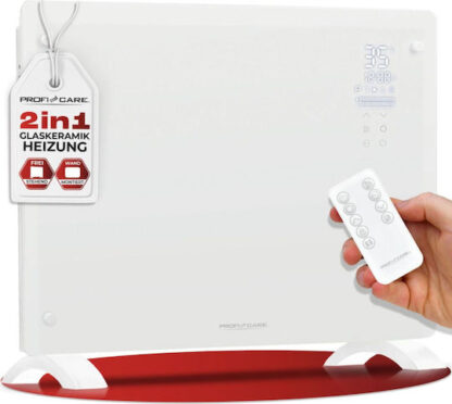 ProfiCare Θερμοπομπός Δαπέδου 1500W με Ηλεκτρονικό Θερμοστάτη Λευκό