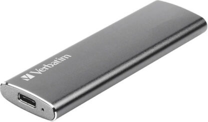 Verbatim Vx500 USB 3.1 / USB-C Εξωτερικός SSD 1TB M.2 Ασημί