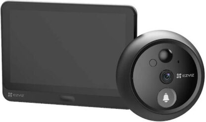 Ezviz Hp4 Ασύρματο Κουδούνι Πόρτας Μαύρο Κωδικός: CS-HP4-2WPFBS
