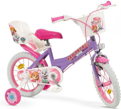 Children's Bike 14  Paw Patrol Purple 1480 Girl TOIMSA