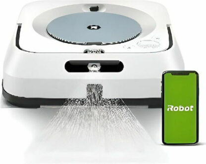 iRobot Braava Jet M6 Σκούπα Ρομπότ για Σκούπισμα & Σφουγγάρισμα με Χαρτογράφηση και Wi-Fi Λευκή