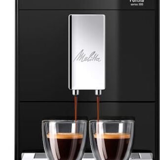 Melitta Purista Series 300 Αυτόματη Μηχανή Espresso 1450W Πίεσης 15bar με Μύλο Άλεσης Μαύρη