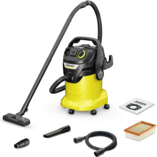 Karcher KWD 6 P V-25/6/22 Σκούπα Υγρών / Στερεών 2000W με Πλαστικό Κάδο 25lt