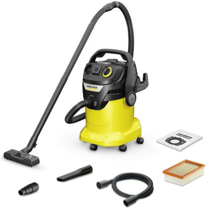 Karcher KWD 6 P V-25/6/22 Σκούπα Υγρών / Στερεών 2000W με Πλαστικό Κάδο 25lt