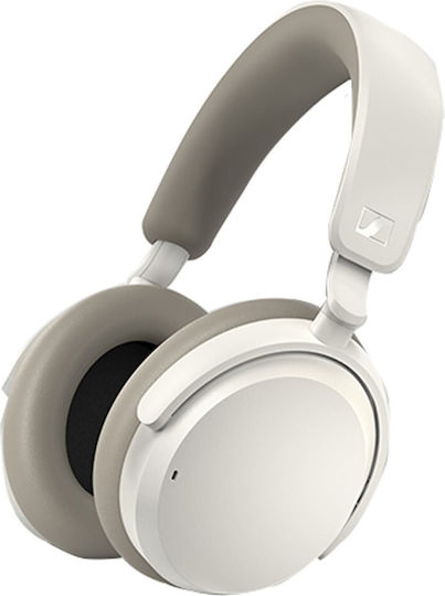 Sennheiser Accentum Ασύρματα / Ενσύρματα Over Ear Ακουστικά με 50 ώρες Λειτουργίας Λευκά