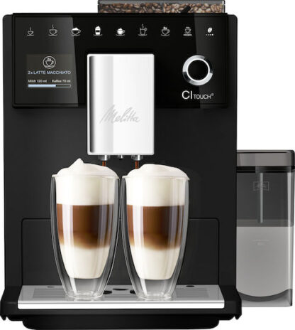 Melitta CI Touch Αυτόματη Μηχανή Espresso 1400W Πίεσης 15bar με Μύλο Άλεσης Μαύρη