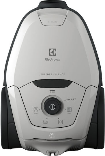 Electrolux Pure D8 PD82-4MG Ηλεκτρική Σκούπα 500W με Σακούλα 3.5lt Γκρι
