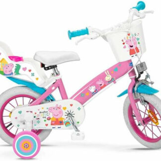 TOIMSA children's bicycle Bluey 12” Blue and lime blue