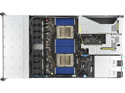 ASUS RS700A-E12-RS12U Socket SP5 Rack (1U) Black  Steel