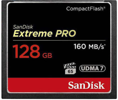 SanDisk Extreme Pro CF     128GB 160MB/s         SDCFXPS-128G-X46