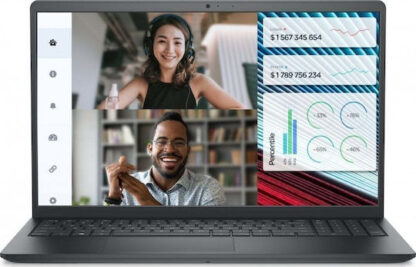 Dell Vostro 3520 i5-1235U 15.6  FHD 250nits 16GB DDR4 SSD512 Intel Iris Xe Graphics FgrPr Cam Mic WLAN + BT Backlit Kb W11Pro + Mysz Dell