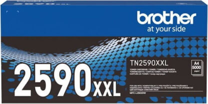 Brother 2590XXL Γνήσιο Toner Laser Εκτυπωτή Μαύρο 5000 Σελίδων (TN-2590XXL)