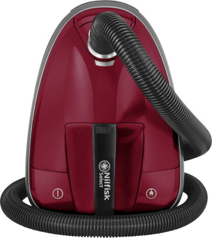 Nilfisk Select Ηλεκτρική Σκούπα 450W με Σακούλα 3.1lt Κόκκινη