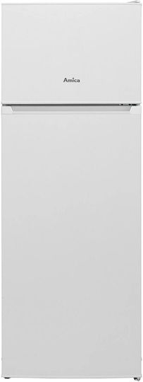 Amica Ψυγείο Δίπορτο 211lt NoFrost Υ145xΠ54xΒ57εκ. Inox FD2355.4(E)