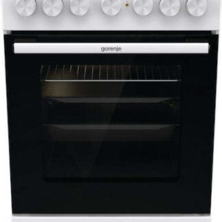 Gorenje GECS5C70WA cooker Freestanding cooker Coil hob White A