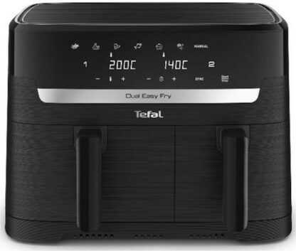 Tefal Air Fryer με Διπλό Αποσπώμενο Κάδο 8.3lt Μαύρο FY901N