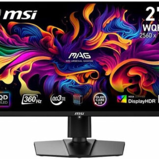 MSI MAG 271QPX QD-OLED HDR Monitor 27" QHD 2560x1440 360Hz με Χρόνο Απόκρισης 0.03ms GTG