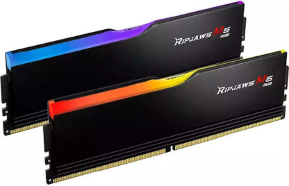 G.Skill Trident M5 RGB 32GB DDR5 RAM με 2 Modules (2x16GB) και Ταχύτητα 6400 για Desktop Κωδικός: F5-6400J3648F16GX2-RM5RK