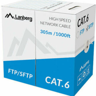 Lanberg U/FTP (STP) Cat.6 Καλώδιο Δικτύου Ethernet χωρίς ακροδέκτες 305m Γκρι Κωδικός: LCUF6L-11CU-0305-S