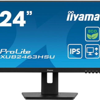 iiyama ProLite XUB2492QSU-B1 computer monitor 60.5 cm (23.8 ) 2560 x 1440 pixels Wide Quad HD LED Black