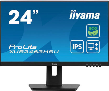Iiyama XUB2463HSU-B1 IPS Monitor 23.8" FHD 1920x1080 με Χρόνο Απόκρισης 3ms GTG