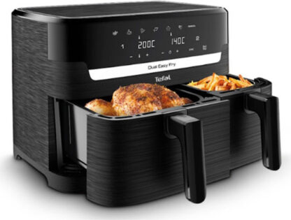 Tefal Air Fryer με Διπλό Αποσπώμενο Κάδο 8.3lt Μαύρο FY901N
