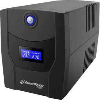 Powerwalker VI 500 R1U UPS Line-Interactive 500VA 300W με 4 IEC Πρίζες