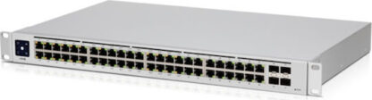 Ubiquiti UniFi USW-48-POE network switch Managed L2 Gigabit Ethernet (10/100/1000) Power over Ethernet (PoE) 1U Stainless steel
