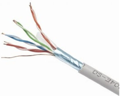 Gembird F/UTP Cat.5e Καλώδιο Δικτύου Ethernet χωρίς ακροδέκτες 100m Γκρι Κωδικός: FPC-5004E-SO/100C