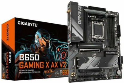 GIGABYTE B650 GAMING X AX V2 Motherboard - AMD Ryzen 9000 Series CPUs  8+2+2 Phases VRM  up to 8000MHz DDR5 (OC)  1xPCIe 5.0 + 2xPCIe 4.0 M.2  2.5GbE LAN  WIFI 6E  USB 3.2 Gen 2