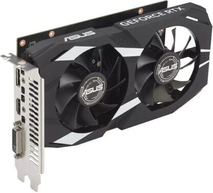 Asus GeForce RTX 3050 6GB GDDR6 Dual OC Κάρτα Γραφικών Κωδικός: 90YV0K60-M0NA00