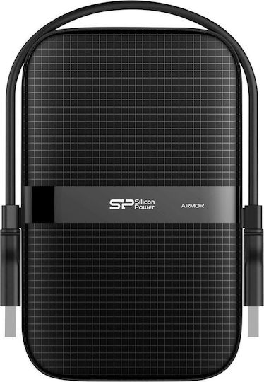 Silicon Power Armor A60 USB 3.2 Εξωτερικός HDD 5TB 2.5" Μαύρο