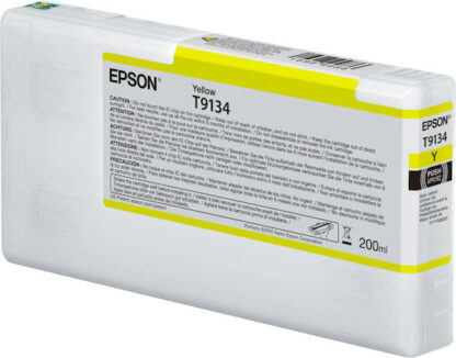 Epson T9134 Yellow 200ml Γνήσιο Μελάνι Εκτυπωτή InkJet Κίτρινο (C13T913400)