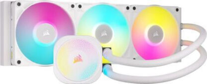 Corsair ICUE LINK TITAN 360 RX RGB Υδρόψυξη Επεξεργαστή Τριπλού Ανεμιστήρα 120mm για Socket AM4/AM5/1700 Λευκή