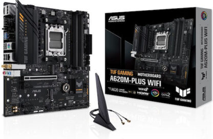 Asus TUF Gaming A620M Plus Wifi Motherboard Micro ATX με AMD AM5 Socket