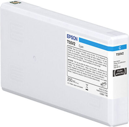 Epson T55W2 Γνήσιο Μελάνι Εκτυπωτή InkJet Κυανό (C13T55W200)