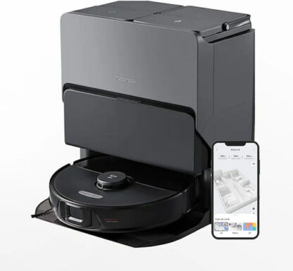 Roborock S8 Max Ultra Σκούπα Ρομπότ για Σκούπισμα & Σφουγγάρισμα με Χαρτογράφηση και Wi-Fi Μαύρη