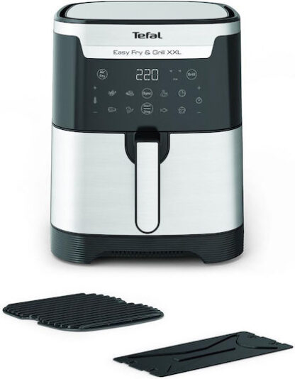 TEFAL Easy Fry & Grill EY801D 6.5 L Stand-alone 1650 W Hot air fryer Stainless steel