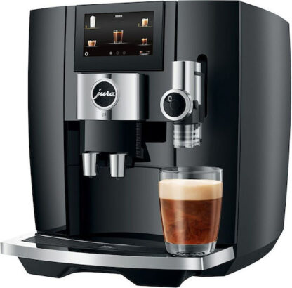 Jura J8 Αυτόματη Μηχανή Espresso 1450W Πίεσης 15bar με Μύλο Άλεσης Μαύρη