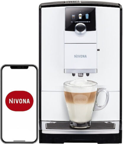 Nivona CafeRomatica 796 Αυτόματη Μηχανή Espresso 1455W Πίεσης 15bar με Μύλο Άλεσης Λευκή