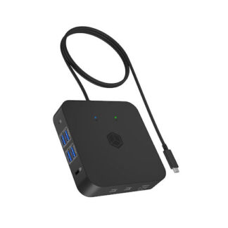 Targus HyperDrive Thunderbolt 4 Docking Station με HDMI 4K PD Ethernet και σύνδεση 2 Οθονών Γκρι