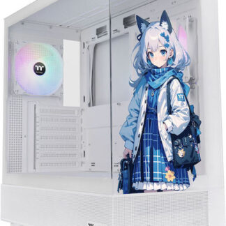 Thermaltake Ceres 350 MX Midi Tower Κουτί Υπολογιστή με Πλαϊνό Παράθυρο και RGB Φωτισμό Bumblebee