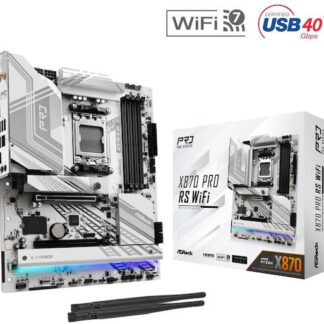 GIGABYTE X870 EAGLE WIFI7 Motherboard - Supports AMD Ryzen 9000 CPUs  14+2+2 phases VRM  up to 8000MHz DDR5 (OC)  1xPCIe 5.0 + 2xPCIe 4.0  Wi-Fi 7  2.5GbE LAN  USB 4