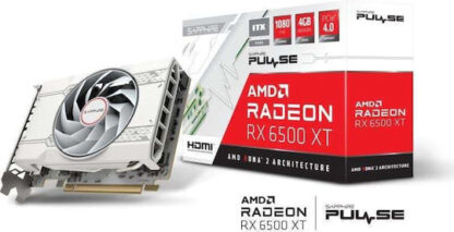 Sapphire Radeon RX 6500 XT 4GB GDDR6 Pulse Κάρτα Γραφικών Κωδικός: 11314-07-20G