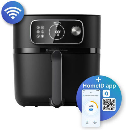 Philips 7000 series HD9876/90 fryer Single 8.3 L Stand-alone 2200 W Hot air fryer Black