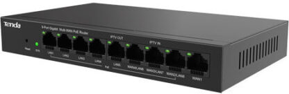 Router 8 Ports Poe+ 1 Wan Port Gigabit Web Management Tenda Tnd-g0-8g-poe