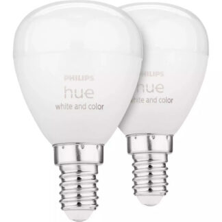 Philips Hue LED Lamp E14 2-Pack Set 470lm White Color Ambiance