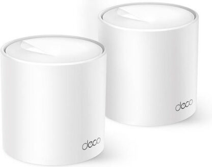 TP-LINK Deco X1500 v1 Access Point Wi‑Fi 6 Dual Band (2.4 & 5GHz) σε Διπλό Kit Λευκό